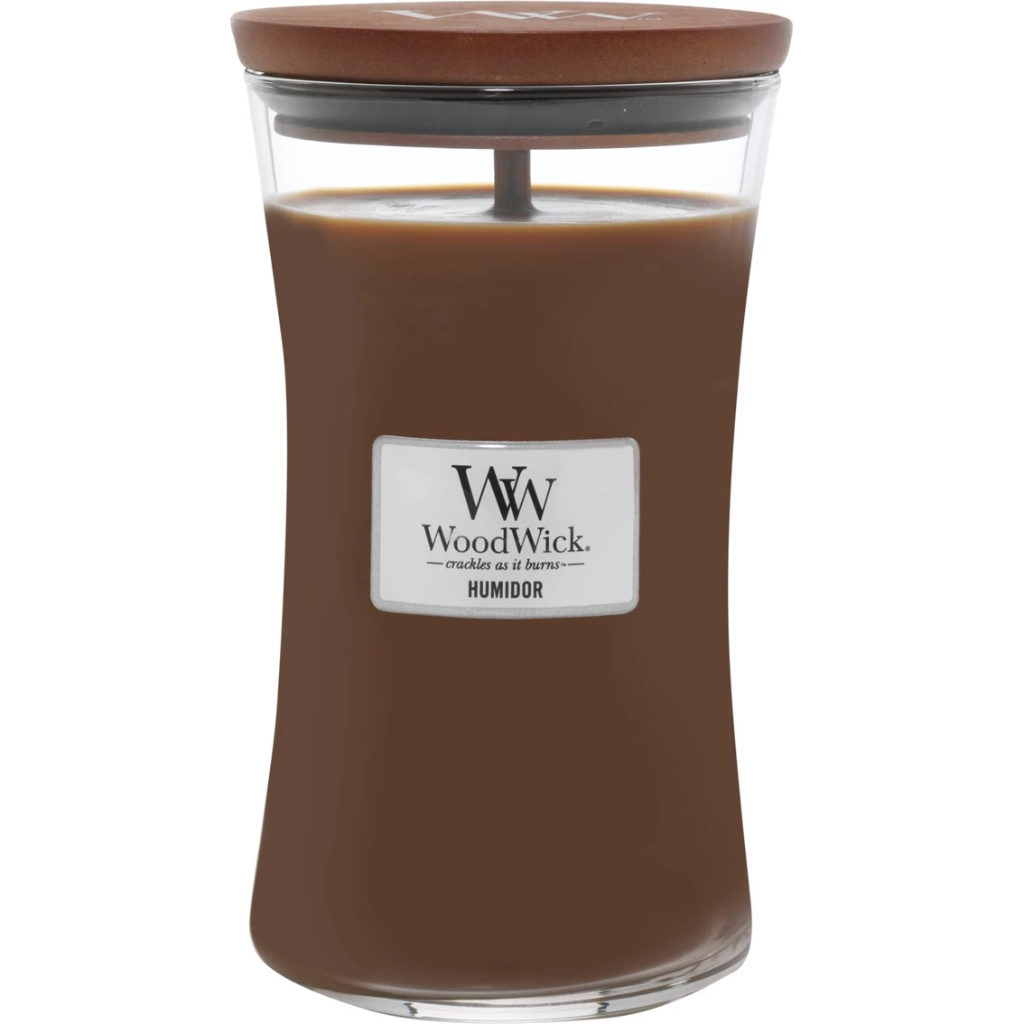 New ???? Woodwick Large Humidor Glass Candle ????