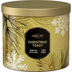 Brand new ???? Candle-Lite Fall Collection ???? Christmas Toast 14 Oz. 3 Wick Candle ????