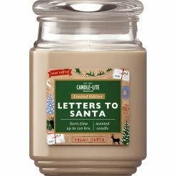 Best reviews of ???? Candle-Lite EDES Holiday Collection 18 Oz. Letters To Santa Jar Candle ????