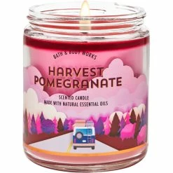 Deals ???? Bath & Body Works Road Trip Novelty Harvest Pomegranate Single Wick ????