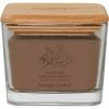 New ❤️ Yankee Candle Soothing Oak And Patchouli Medium Well Living 3 Wick Square Candle ????