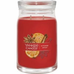 Outlet ❤️ Yankee Candle Large Kitchen Spice Signature Jar Candle ????