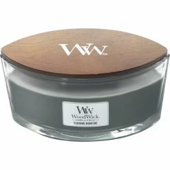 New ⭐ WoodWick Wood Wick Evening Bonfire Ellipse Candle ????