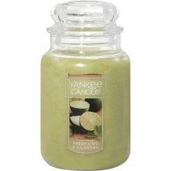 Budget ???? Yankee Candle Fresh Lime And Cilantro Large Jar Candle ????