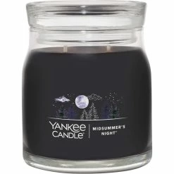 Promo ⌛ Yankee Candle Midsummer Night Signature Medium Jar Candle ????