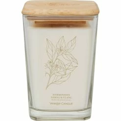 Deals ✔️ Yankee Candle Harmonious Neroli & Ylang Large Well Living 2 Wick Square Candle ????