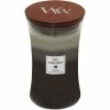 Discount ???? WoodWick Trilogy Large Warm Woods Glass Candle ✨