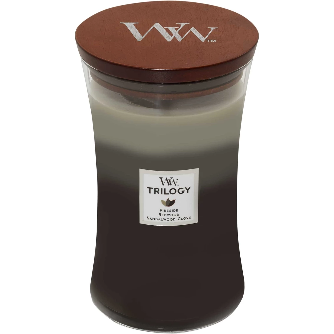 Discount ???? WoodWick Trilogy Large Warm Woods Glass Candle ✨