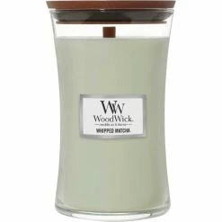 Best reviews of ???? WoodWick Whipped Matcha Large Hourglass Candle ????