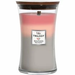 Cheapest ???? Woodwick Shoreline Large Hourglass Trilogy Candle ????