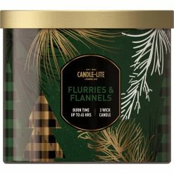 Best reviews of ❤️ Candle-Lite Fall Collection Flurries And Flannels 3 Wick Candle ????