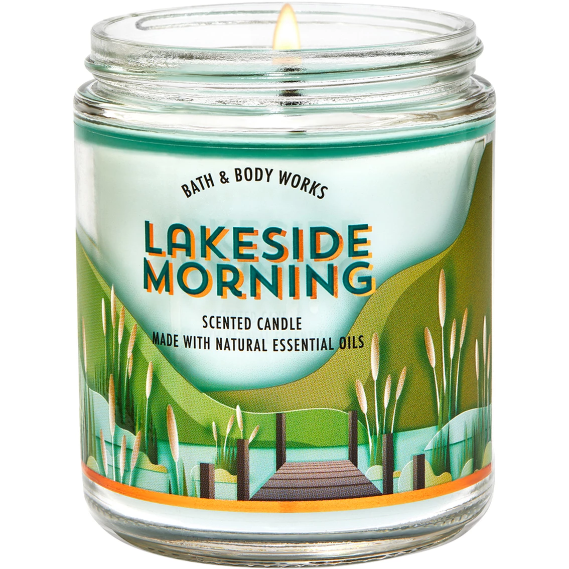 Promo ???? Bath & Body Works Road Trip Novelty Lakeside Morning Single Wick Candle ❤️