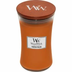 Best Sale ???? WoodWick Pumpkin Praline Large Hourglass Candle ????