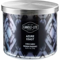 Best Sale ???? Candle-Lite Premium Azure Coast 3 Wick Candle 14 Oz. ????