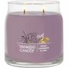 Promo ???? Yankee Candle Dried Lavender & Oak Signature Medium Jar Candle ✔️