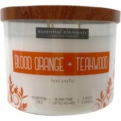 Discount ???? Candle-lite Essential Elements Blood Orange And Teakwood Jar Candle 14.75 Oz. ????