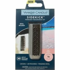 New ???? Yankee Candle Sidekick Pink Sands Xo Car Mirror Kit ????