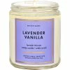 New ✔️ Bath & Body Works Lavender And Vanilla Single Wick Candle ????