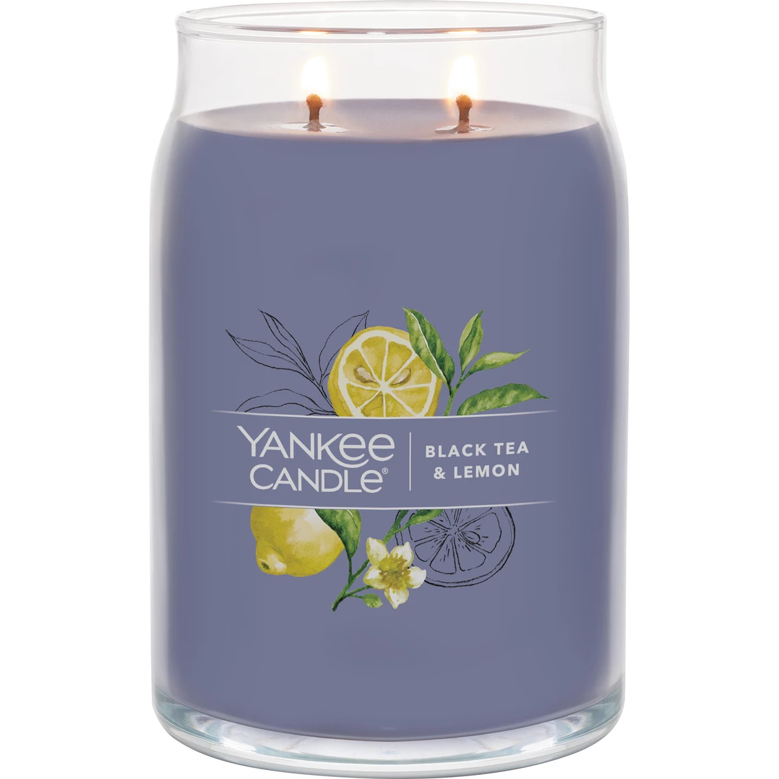 Hot Sale ???? Yankee Candle Black Tea And Lemon Signature Large Jar Candle ???? - Image 2