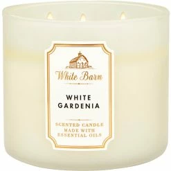 Cheapest ✨ Bath & Body Works White Barn Color 3-Wick Candle ????