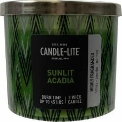 Buy ✨ Candle-Lite Premium Sunlit Acadia 3 Wick Candle 14 Oz. ????
