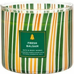 Deals ???? Bath & Body Works ???? Christmas Traditions Decor Fresh Balsam 3 Wick Candle ????