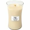 Best Sale ❤️ WoodWick Vanilla Bean Hearthwick Flame Candle ✔️