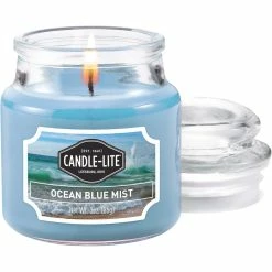 New ???? Candle-lite Ocean Blue Mist 3 Oz. Jar Candle ????