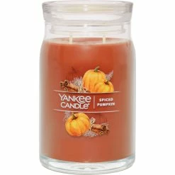 Cheapest ???? Yankee Candle Spiced Pumpkin Signature Large Jar Candle ????