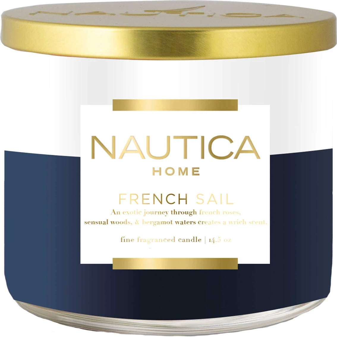Coupon ⌛ Nautica French Sail 3 Wick Jar Candle ????