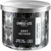 Promo ???? Candle-Lite Premium Grey Vetiver 3 Wick Candle 14 Oz. ????