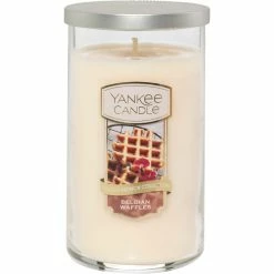 Cheap ✔️ Yankee Candle Belgian Waffles Medium Perfect Pillar Candle ????