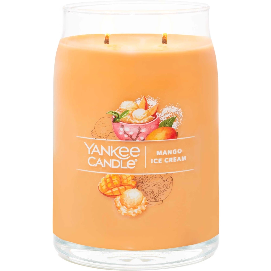 Buy ???? Yankee Candle Mango Ice Cream Signature Large Jar Candle ???? - Image 2