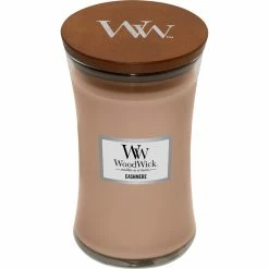Outlet ???? WoodWick Cashmere Large Hourglass Candle ????