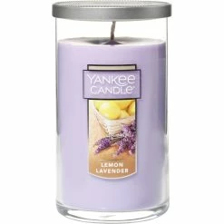 New ❤️ Yankee Candle Lemon Lavender Medium Perfect Pillar Candle ⌛