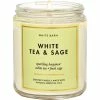 New ???? Bath & Body Works White Tea And Sage Single Wick Candle ????