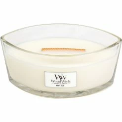 Best reviews of ???? WoodWick White Teak Ellipse Glass Candle ????