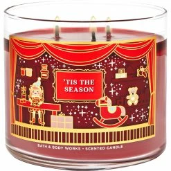 Cheapest ???? Bath & Body Works Nutcracker Tis The Season 3-Wick Candle ????