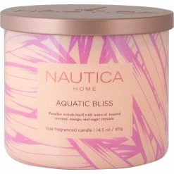 Buy ???? Nautica Aquatic Bliss 3 Wick Jar Candle ????