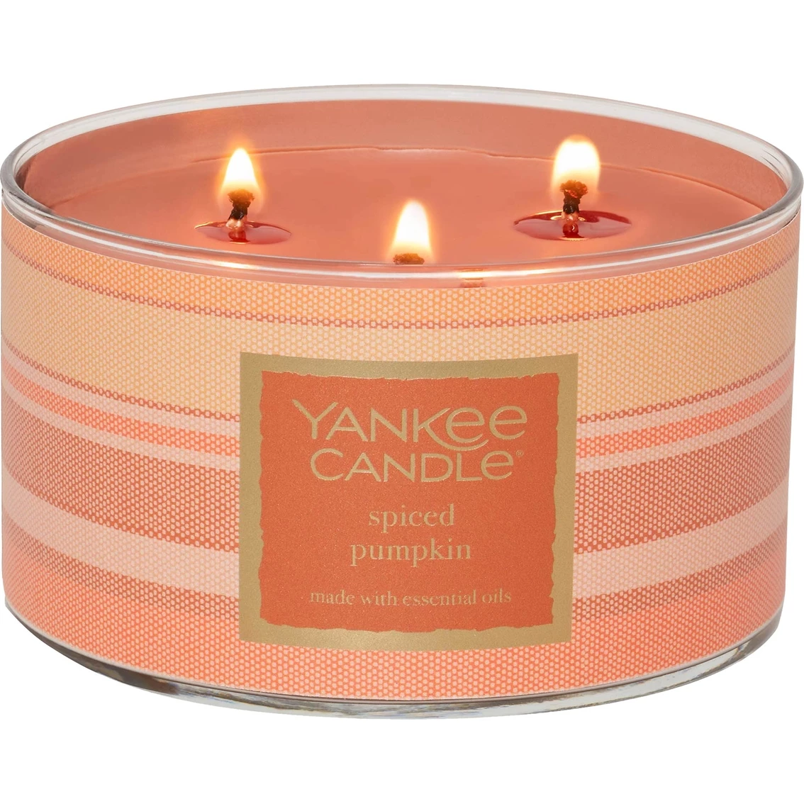 Cheap ???? Yankee Candle Spiced Pumpkin 3-Wick Candle ???? - Image 2