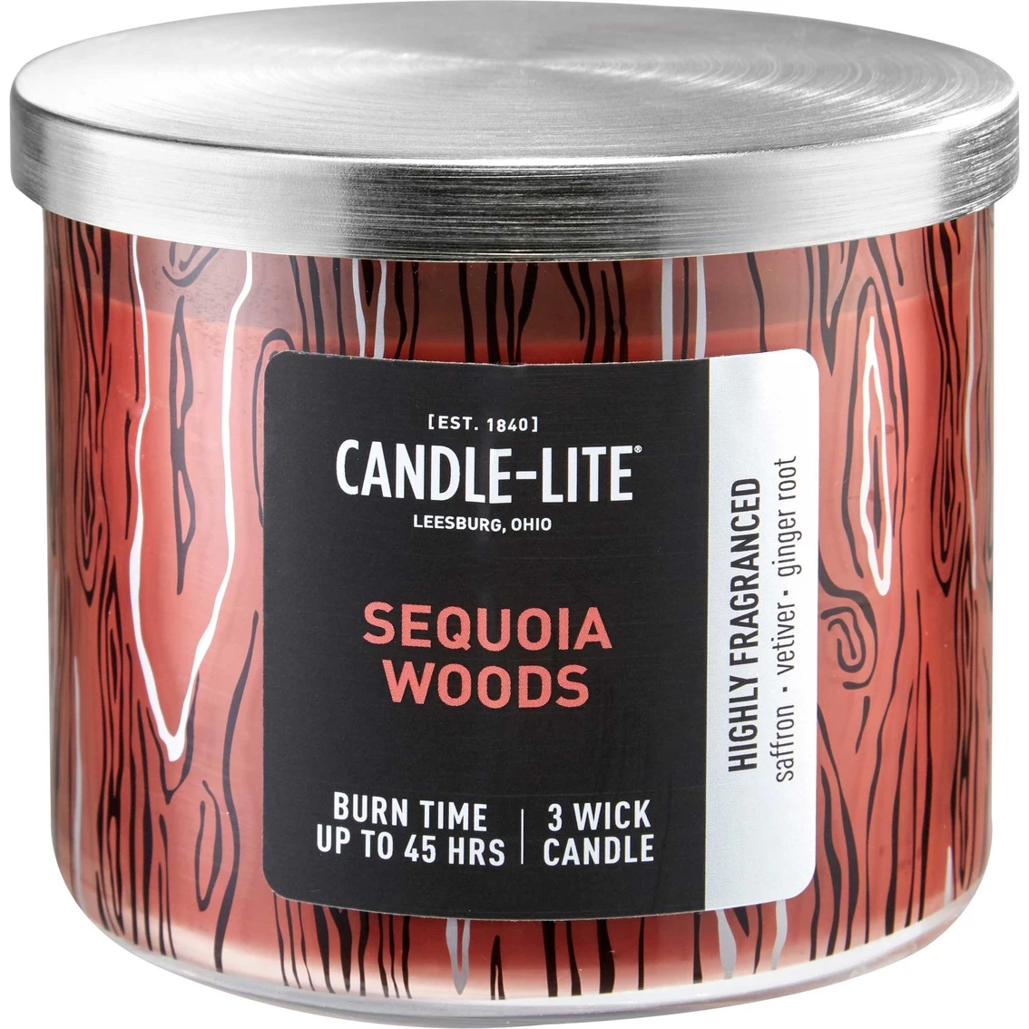 New ✨ Candle-lite Everyday Premium Sequoia Woods 3 Wick Candle 14 Oz. ????