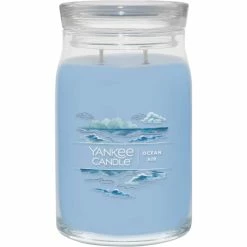 Budget ???? Yankee Candle Ocean Air Signature Large Jar Candle ????
