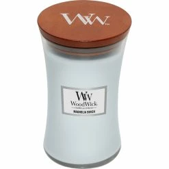 New ???? WoodWick Magnolia & Birch Large Hourglass Candle ✔️