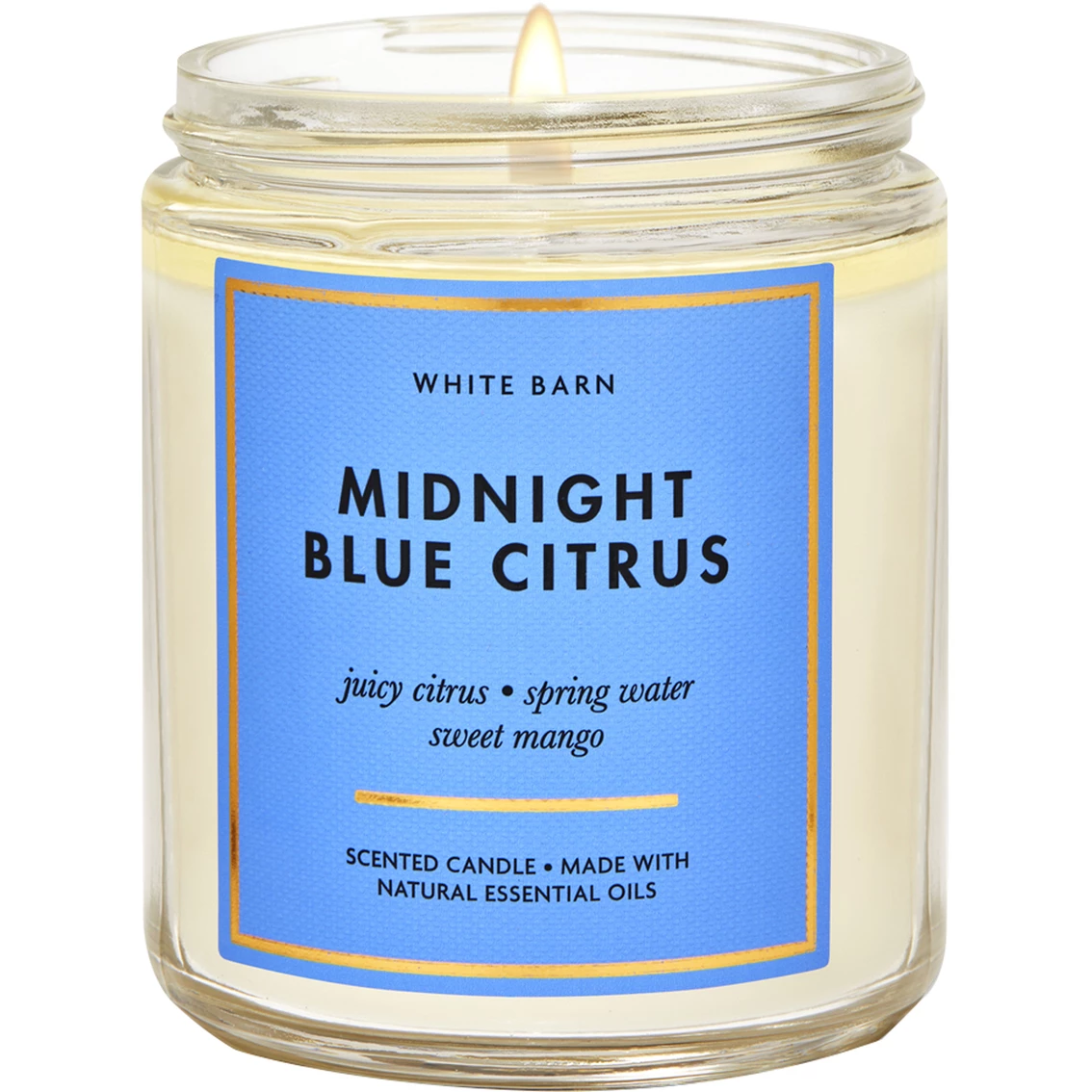 Cheap ???? Bath & Body Works Midnight Blue Citrus Single Wick Candle ⭐