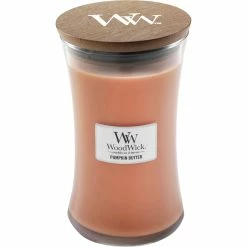 Hot Sale ???? WoodWick 22 Oz. Pumpkin Butter PlusWick Flame Candle ????