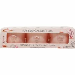 Promo ???? Yankee Candle Filled Votive Pink Sands Candle 3 Pk. ????
