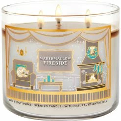 Cheap ✨ Bath & Body Works Nutcracker Marshmallow Fireside 3-Wick Candle ✔️
