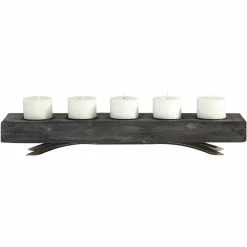 Buy ???? Uttermost Callum Wooden Candleholder ????