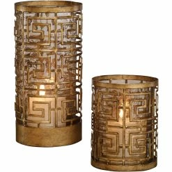 Flash Sale ???? Uttermost Ruhi 2 Pc. Hurricane Candleholder Set ⌛